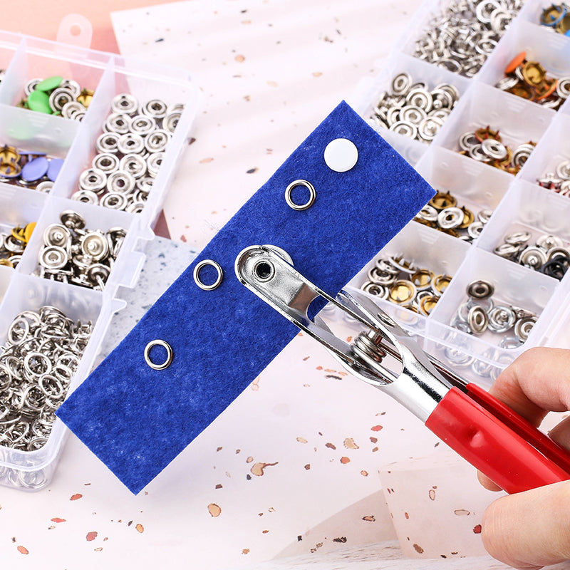 Snap Button Plier (with 100 Pcs Buttons)