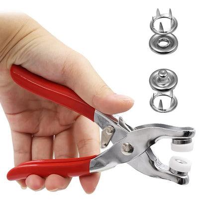 Snap Button Plier (with 100 Pcs Buttons)